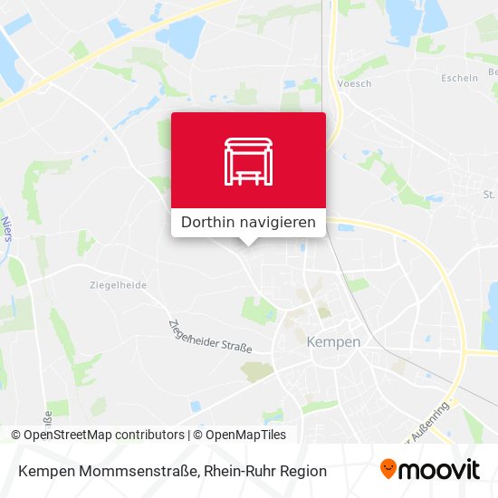 Kempen Mommsenstraße Karte