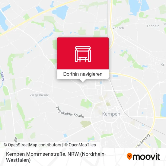 Kempen Mommsenstraße Karte