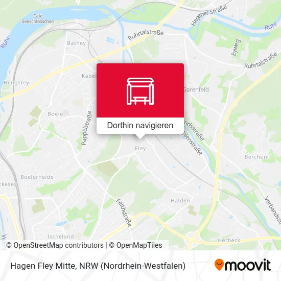Hagen Fley Mitte Karte