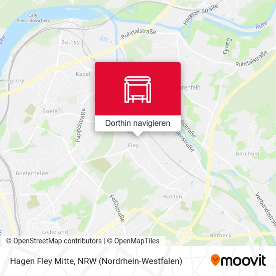 Hagen Fley Mitte Karte