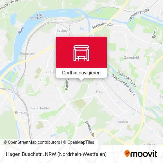 Hagen Buschstr. Karte