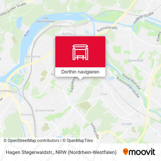 Hagen Stegerwaldstr. Karte