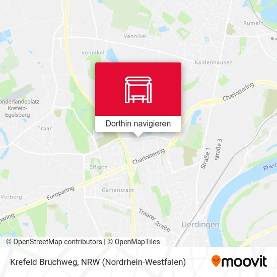 Krefeld Bruchweg Karte