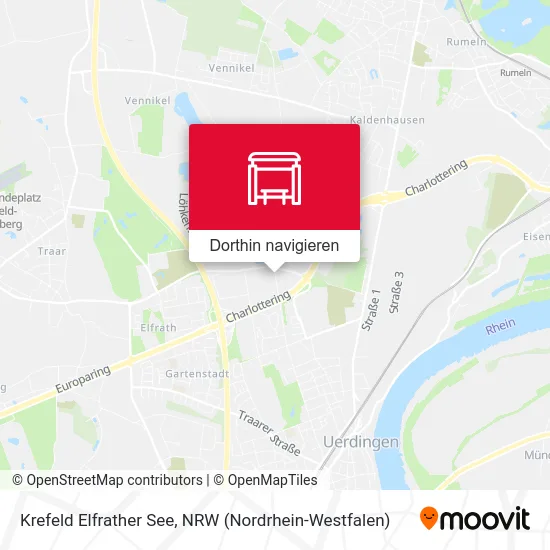 Krefeld Elfrather See Karte