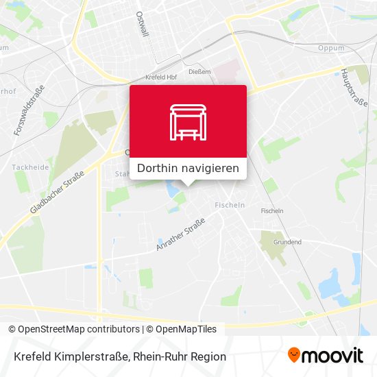 Krefeld Kimplerstraße Karte