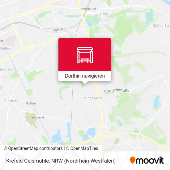 Krefeld Geismühle Karte