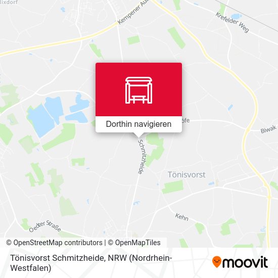 Tönisvorst Schmitzheide Karte
