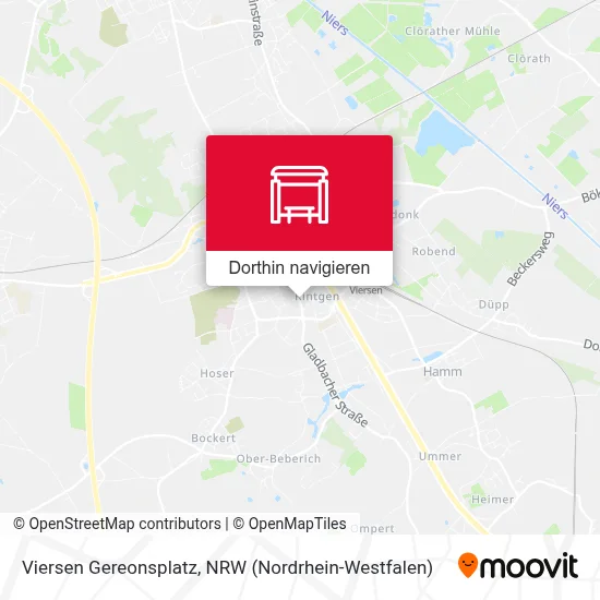 Viersen Gereonsplatz Karte