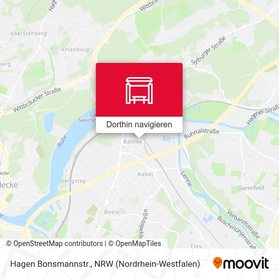 Hagen Bonsmannstr. Karte