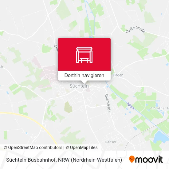 Süchteln Busbahnhof Karte