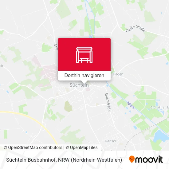 Süchteln Busbahnhof Karte