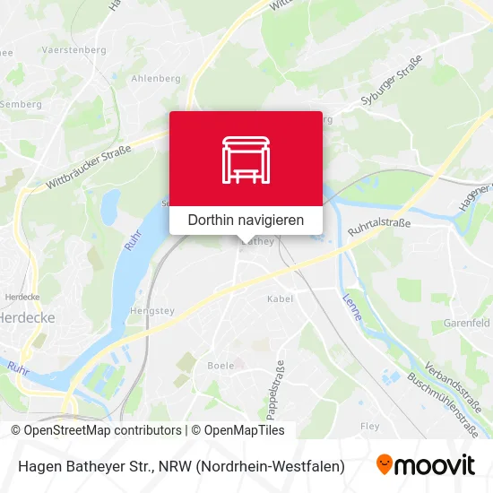 Hagen Batheyer Str. Karte