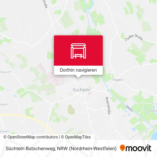 Süchteln Butschenweg Karte
