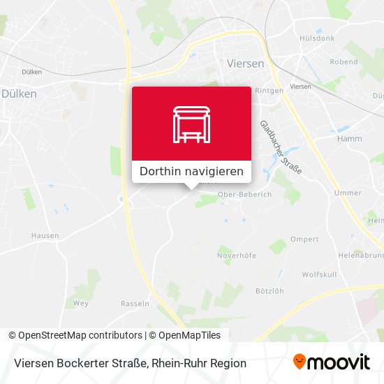 Viersen Bockerter Straße Karte