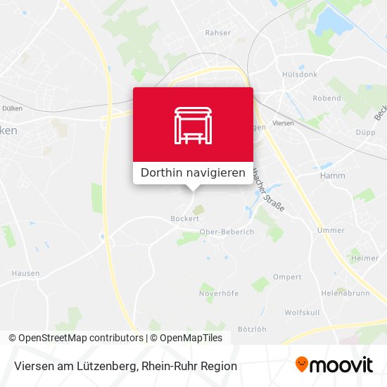 Viersen am Lützenberg Karte