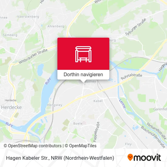 Hagen Kabeler Str. Karte