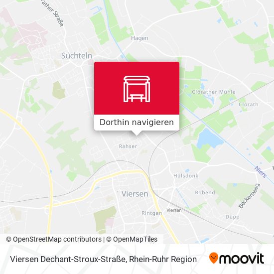 Viersen Dechant-Stroux-Straße Karte