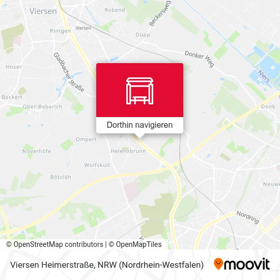 Viersen Heimerstraße Karte