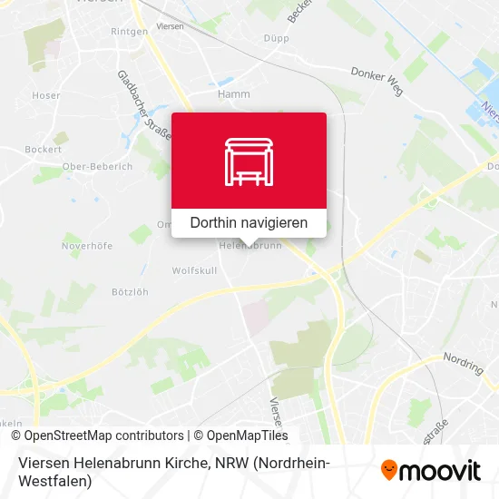 Viersen Helenabrunn Kirche Karte