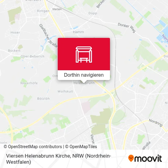 Viersen Helenabrunn Kirche Karte