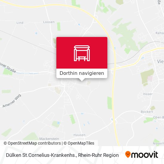 Dülken St.Cornelius-Krankenhs. Karte