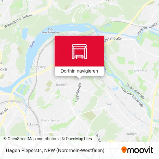 Hagen Pieperstr. Karte