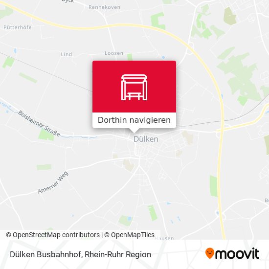 Dülken Busbahnhof Karte