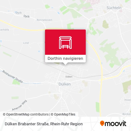 Dülken Brabanter Straße Karte