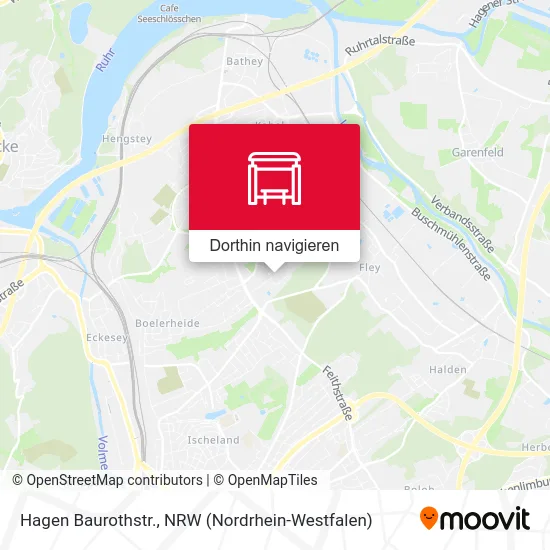 Hagen Baurothstr. Karte