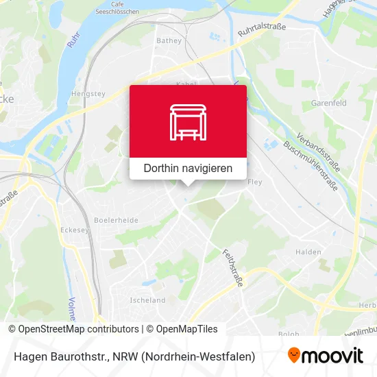 Hagen Baurothstr. Karte