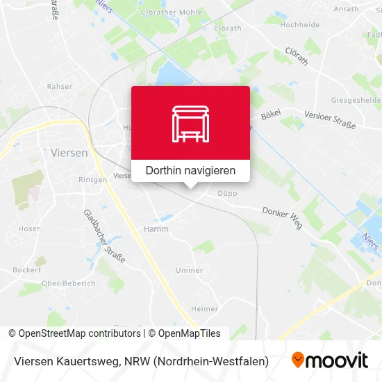 Viersen Kauertsweg Karte