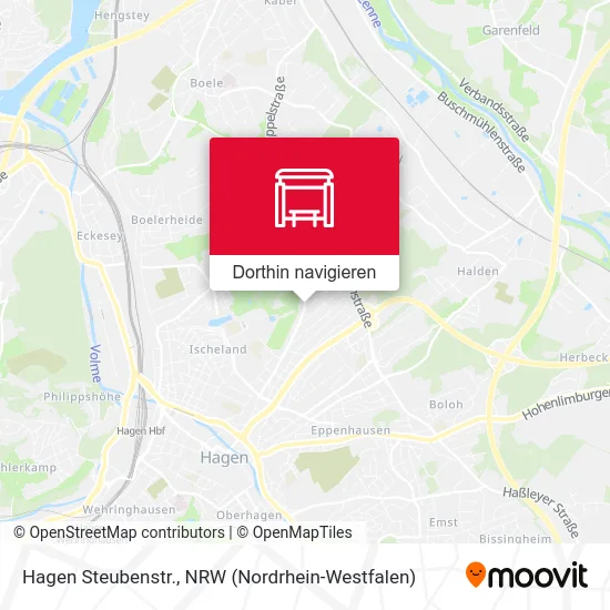 Hagen Steubenstr. Karte