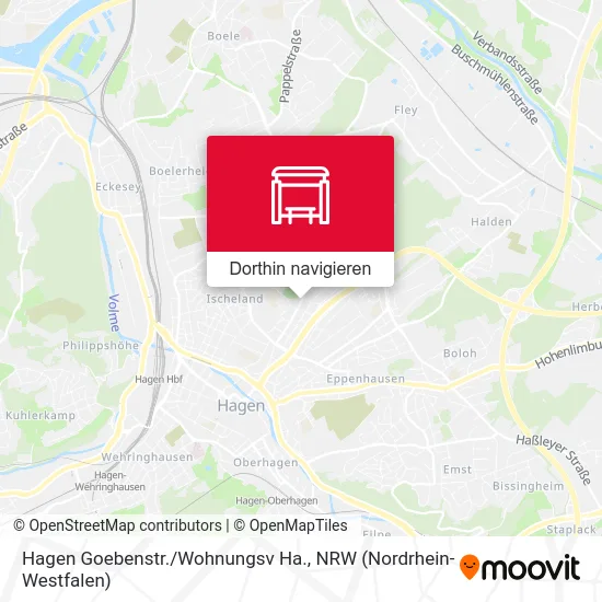Hagen Goebenstr./Wohnungsv Ha. Karte