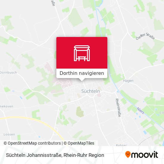 Süchteln Johannisstraße Karte