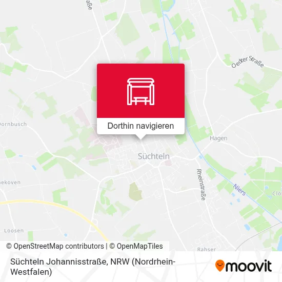 Süchteln Johannisstraße Karte