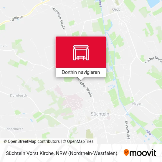 Süchteln Vorst Kirche Karte