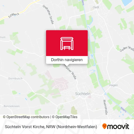 Süchteln Vorst Kirche Karte