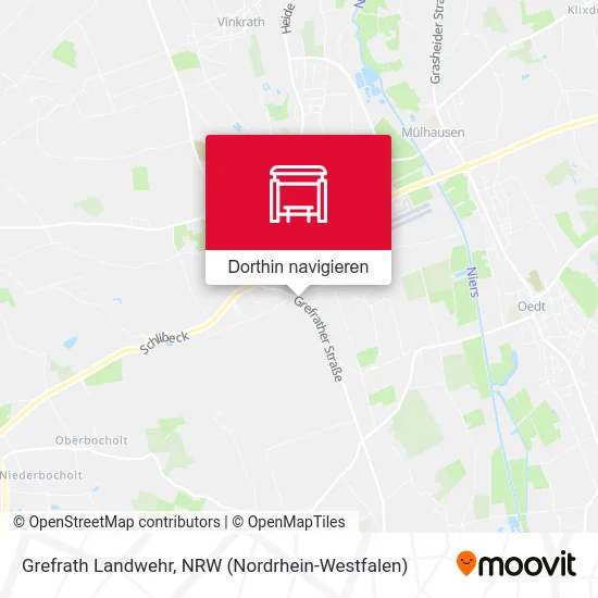 Grefrath Landwehr Karte