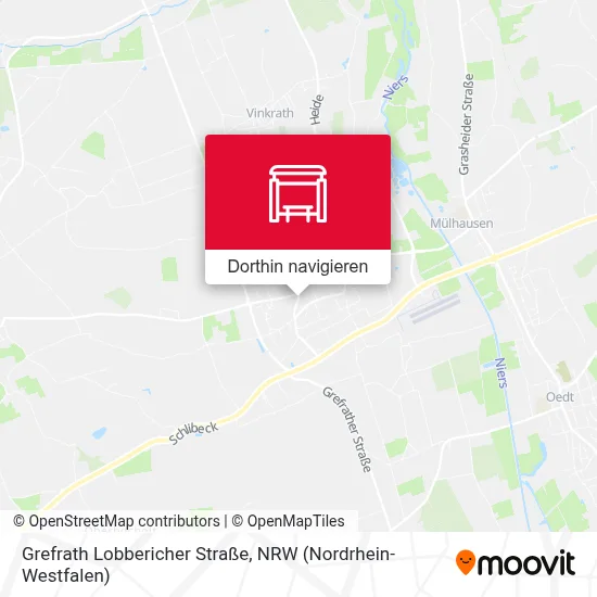 Grefrath Lobbericher Straße Karte