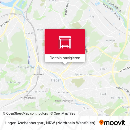 Hagen Aschenbergstr. Karte