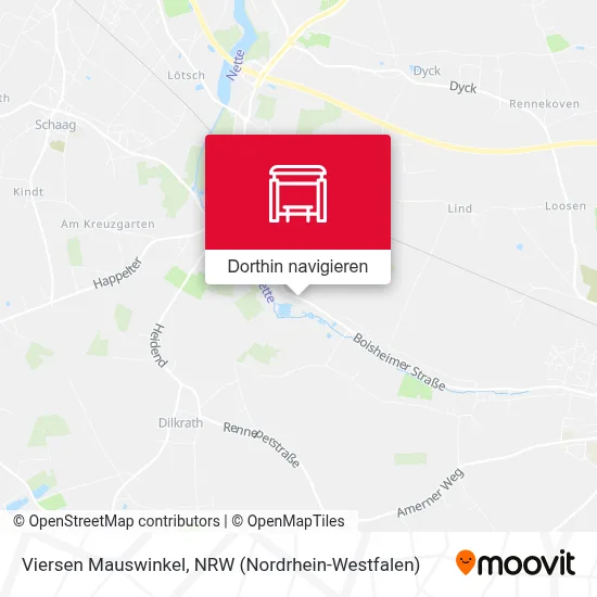 Viersen Mauswinkel Karte