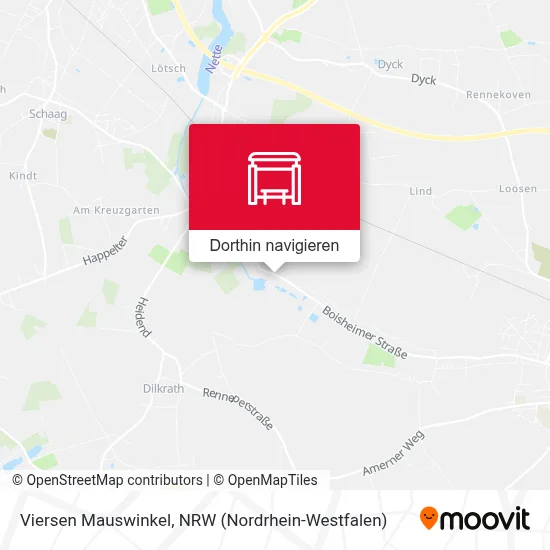 Viersen Mauswinkel Karte