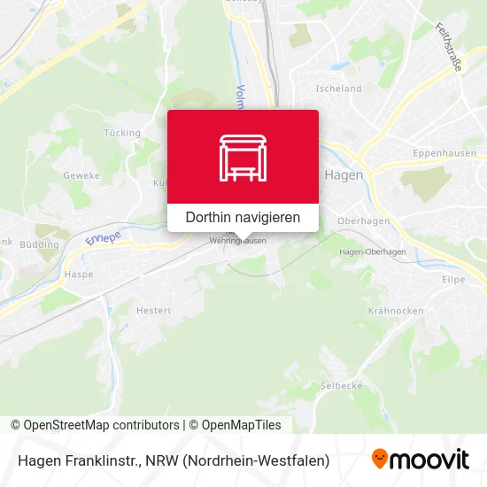 Hagen Franklinstr. Karte
