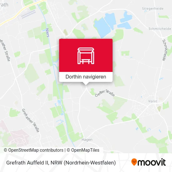 Grefrath Auffeld II Karte