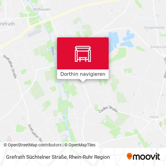 Grefrath Süchtelner Straße Karte