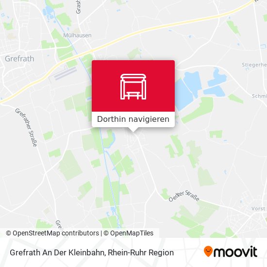 Grefrath An Der Kleinbahn Karte