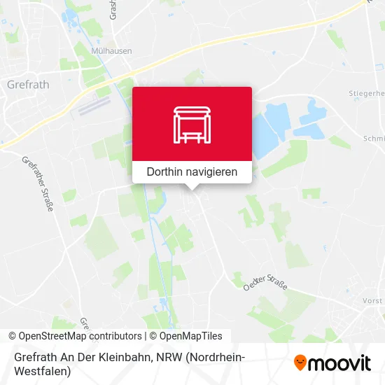 Grefrath An Der Kleinbahn Karte