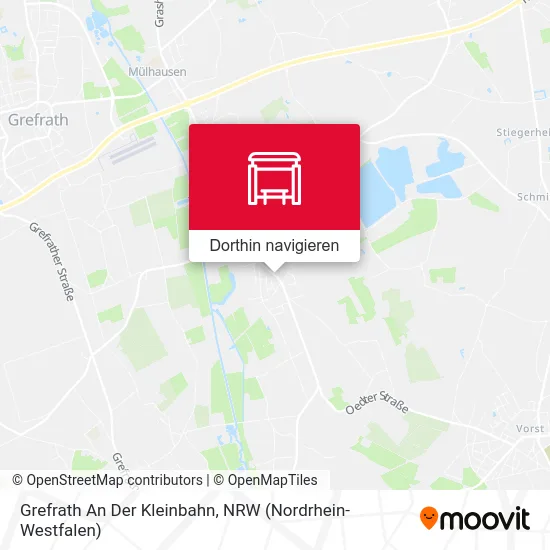 Grefrath An Der Kleinbahn Karte