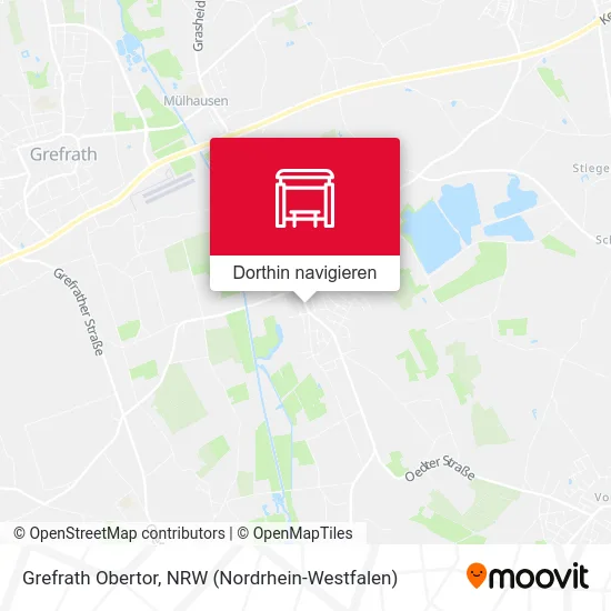 Grefrath Obertor Karte