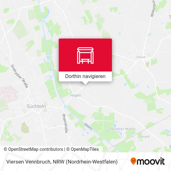 Viersen Vennbruch Karte